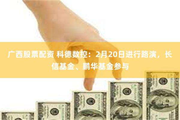 广西股票配资 科德数控：2月20日进行路演，长信基金、鹏华基金参与