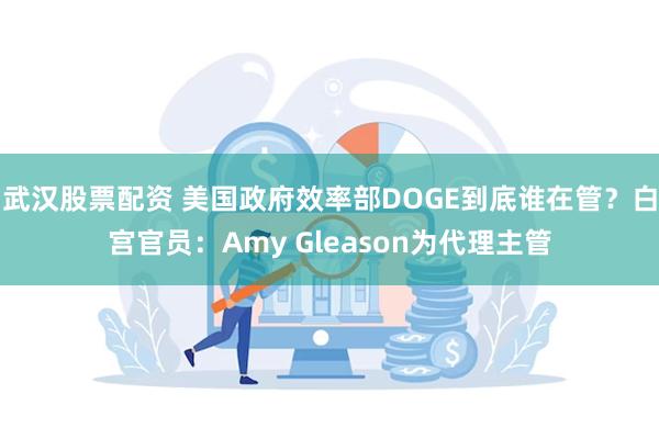 武汉股票配资 美国政府效率部DOGE到底谁在管？白宫官员：Amy Gleason为代理主管